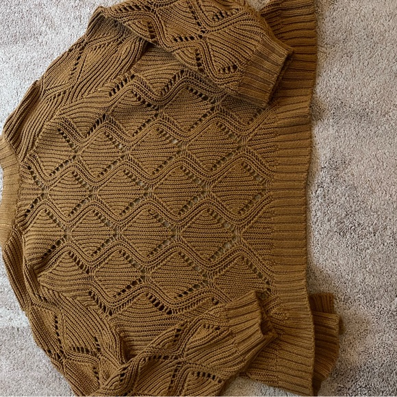 EUC Old Navy pointelle slouchy cardigan - Picture 3 of 4